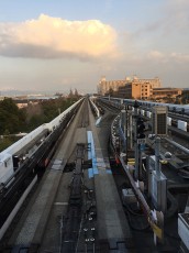 Le monorail à Osaka